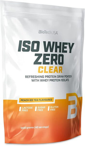 BioTechUSA, Iso Whey Zero Clear, Peach Ice Tea - 1000g