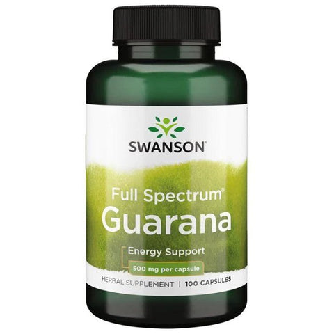 Swanson, Full Spectrum Guarana, 500mg - 100 caps