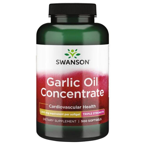 Swanson, Garlic Oil Concentrate, 1500mg - 500 softgels