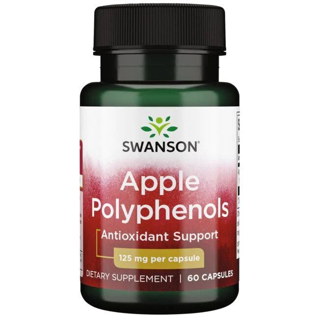 Swanson, Apple Polyphenols, 125mg - 60 caps