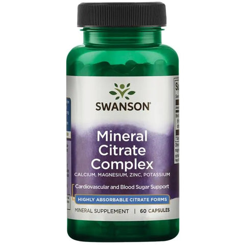 Swanson, Mineral Citrate Complex - 60 caps