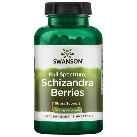 Swanson, Full Spectrum Schizandra Berries, 525mg - 90 caps
