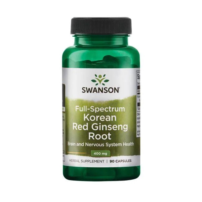 Swanson, Full Spectrum Korean Red Ginseng Root, 400mg - 90 caps