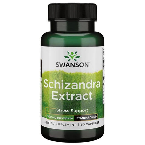 Swanson, Schizandra Extract, 500mg - 60 caps
