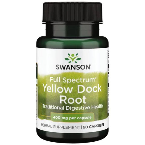 Swanson, Full Spectrum Yellow Dock Root, 400mg - 60 caps