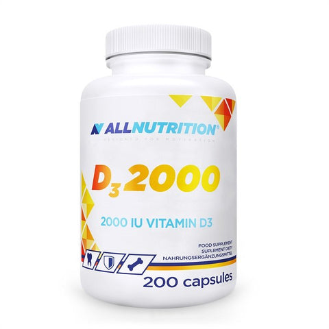 Allnutrition, Vit D3 2000, 2000 IU - 200  caps