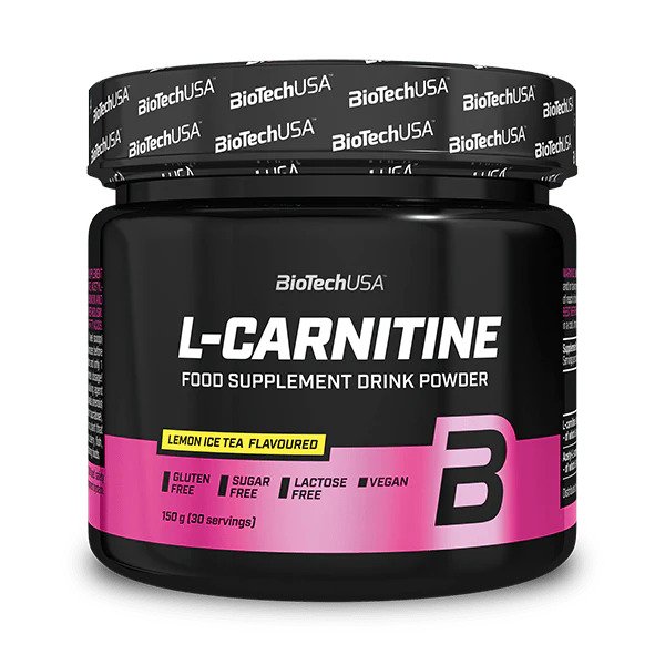 BioTechUSA, L-Carnitine Drink Powder, Lemon Ice Tea - 150g