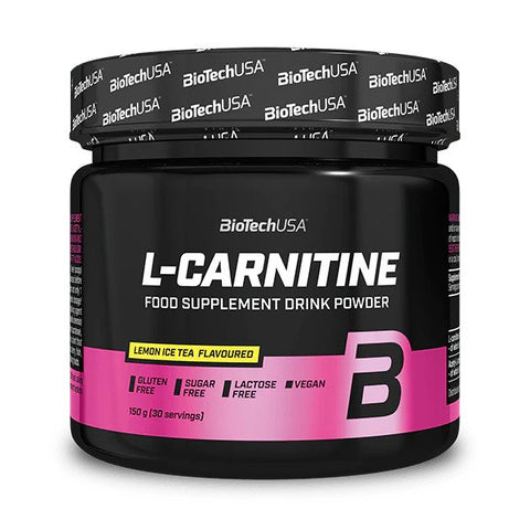 BioTechUSA, L-Carnitine Drink Powder, Lemon Ice Tea - 150g