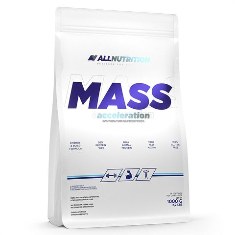 Allnutrition, Mass Acceleration, Blueberry - 1000g