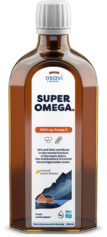 Osavi, Super Omega, 2900mg Omega 3 (Lemon) - 250 ml.