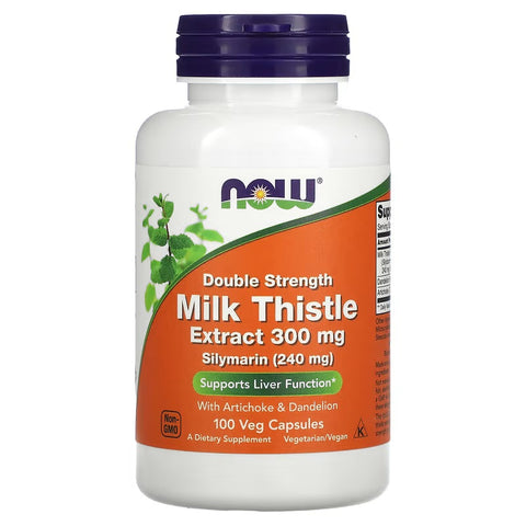 NOW Foods, Milk Thistle Extract with Artichoke & Dandelion, 300mg Double Strength - 100 vcaps