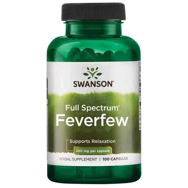 Swanson, Full Spectrum Feverfew, 380mg - 100 caps