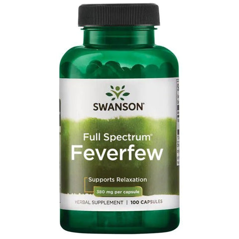Swanson, Full Spectrum Feverfew, 380mg - 100 caps