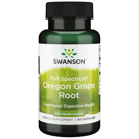 Swanson, Full Spectrum Oregon Grape Root, 400mg - 60 caps