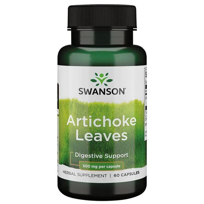 Swanson, Artichoke Leaves, 500mg - 60 caps