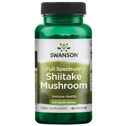 Swanson, Full Spectrum Shiitake Mushroom, 500mg - 60 caps