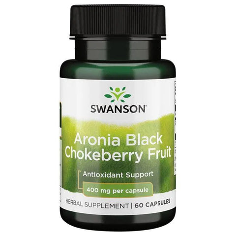 Swanson, Aronia Black Chokeberry Fruit, 400mg - 60 caps