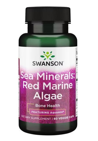 Swanson, Sea Minerals: Red Marine Algae - 60 vcaps