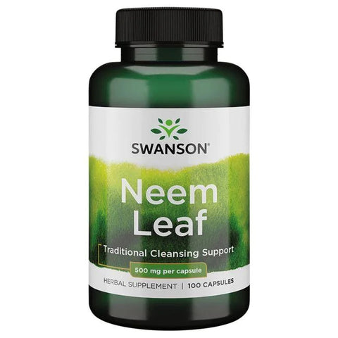 Swanson, Neem Leaf, 500mg - 100 caps