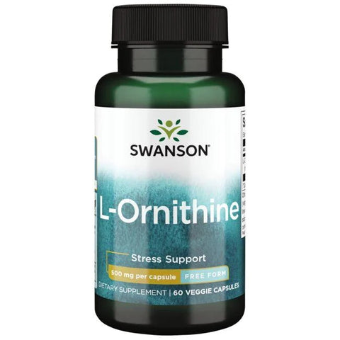 Swanson, L-Ornithine, 500mg - 60 vcaps