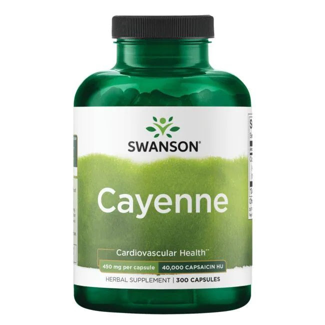 Swanson, Cayenne, 450mg - 300 caps
