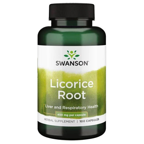 Swanson, Licorice Root, 450mg - 100 caps