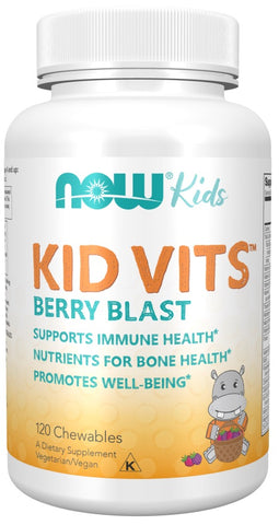 NOW Foods, Kid Vits, Berry Blast - 120 chewables