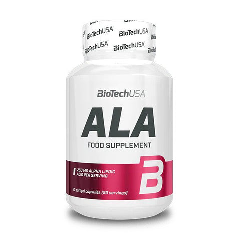 BioTechUSA, ALA Alpha Lipoic Acid, 250mg - 50 caps