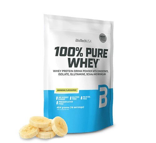 BioTechUSA, 100% Pure Whey, Apple Pie - 454g