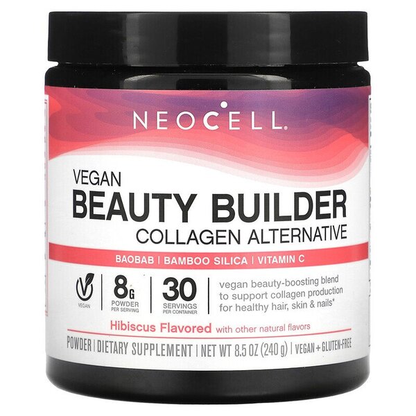 NeoCell, Vegan Beauty Builder Collagen Alternative, Hibiscus - 240g