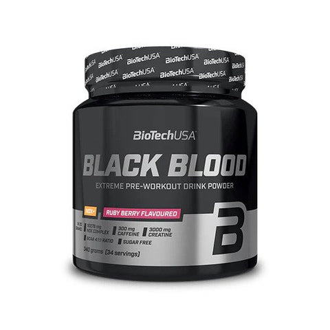 BioTechUSA, Black Blood NOX+, Tropical Fruit - 330g
