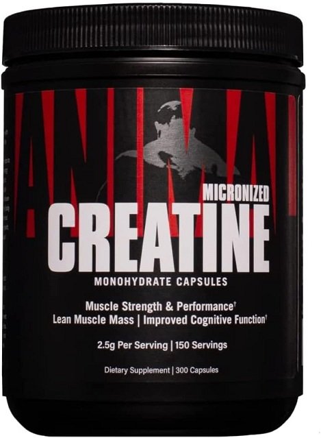 Animal, Micronized Creatine Monohydrate Capsules - 300 caps