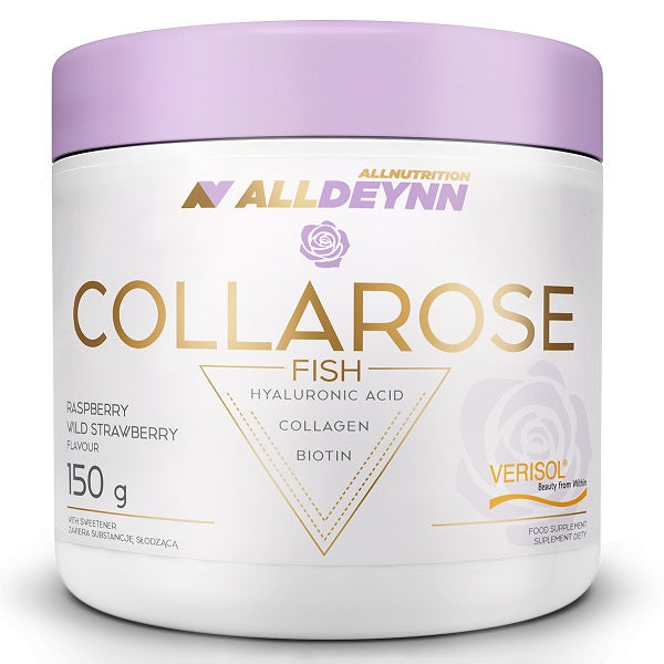 Allnutrition, AllDeynn Collarose Fish, Raspberry Wild Strawberry - 150g