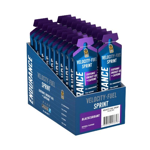 Applied Nutrition, Endurance Sprint Isotonic Energy Gel + Caffeine, Blackcurrant - 20 x 60g