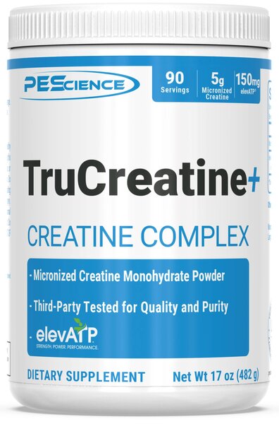 PEScience, TruCreatine+ Powder, Unflavored - 482g