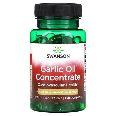 Swanson, Garlic Oil Concentrate, 500mg - 250 softgels