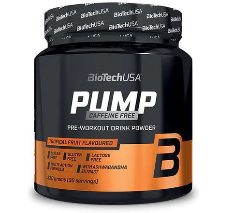 BioTechUSA, Pump Caffeine Free, Lemon Ice Tea (EAN 5999076253432) - 330g