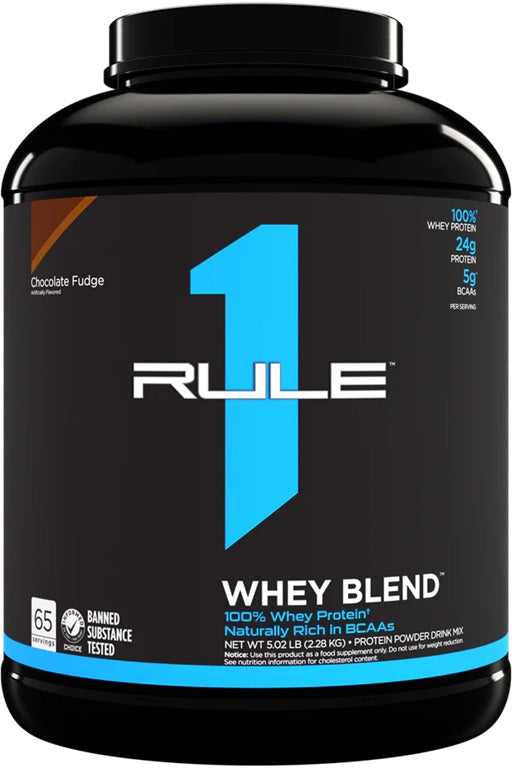 Rule One, R1 Whey Blend, Chocolate Fudge - 2280g