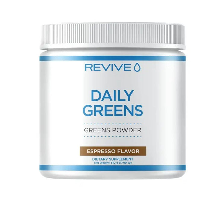 Revive, Daily Greens Powder, Espresso - 510g