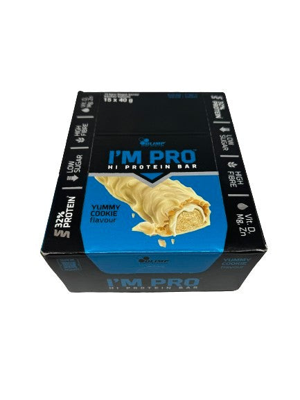 Olimp Nutrition, I'm Pro Protein Bar, Yummy Cookie - 15 x 40g