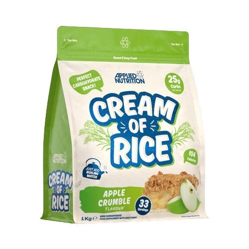 Applied Nutrition, Cream of Rice, Apple Crumble - 1000g