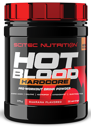 SciTec, Hot Blood Hardcore, Guarana (EAN 5999100033122) - 375g