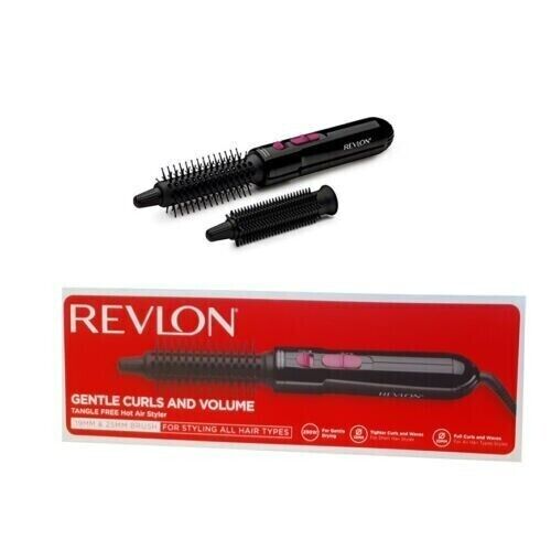 Peinador de aire caliente Revlon | Liberación de rizos | Accesorio de cepillo de 19 y 25 mm