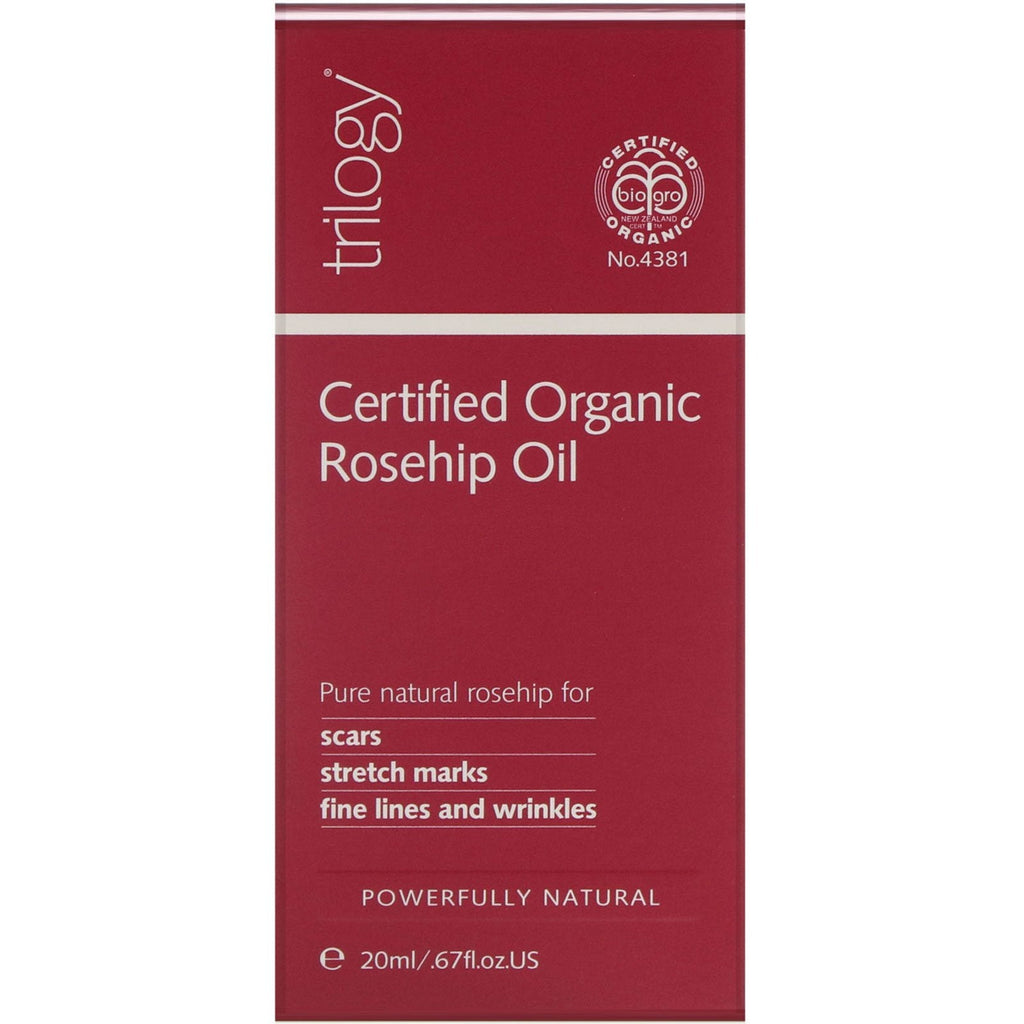 Trilogy, Certified  Rosehip Oil, 0.67 fl oz (20 ml)