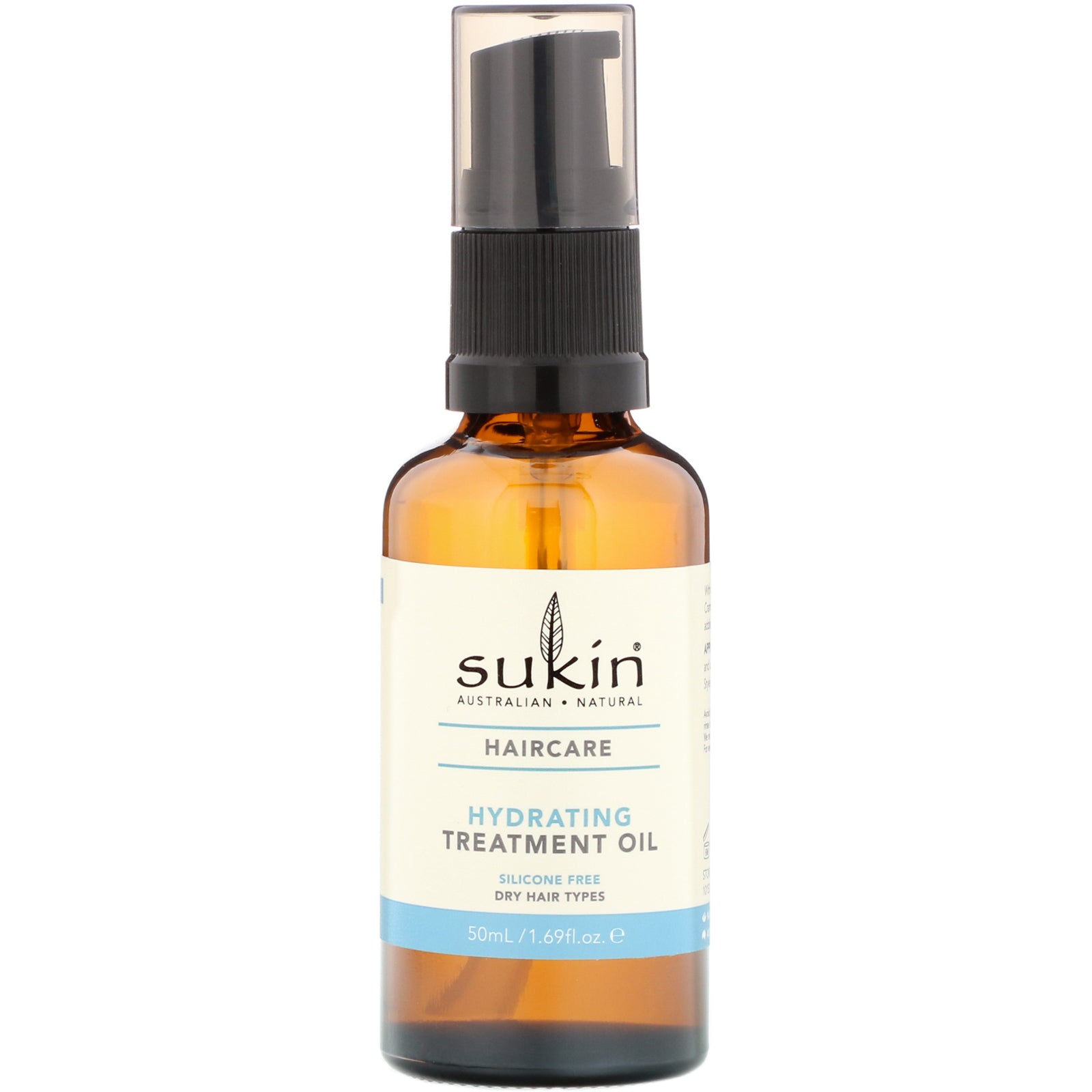 Sukin, Hydrating Treatment Oil, Haircare, 1.69 fl oz (50 ml)