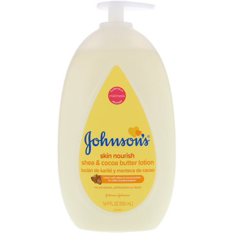 Johnson & Johnson, Skin Nourish, Shea & Cocoa Butter Lotion, 16.9 fl oz (500 ml)