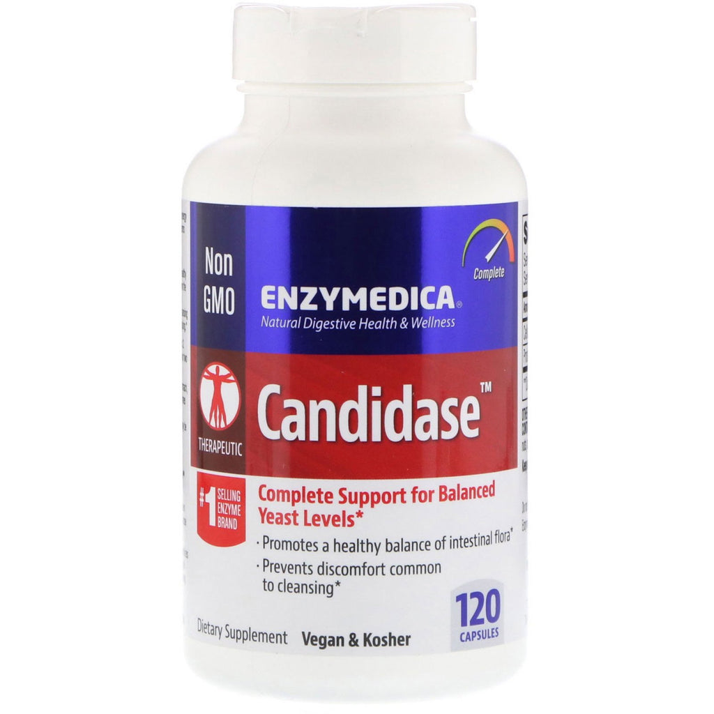 Enzymedica, Candidase, 120 Capsules