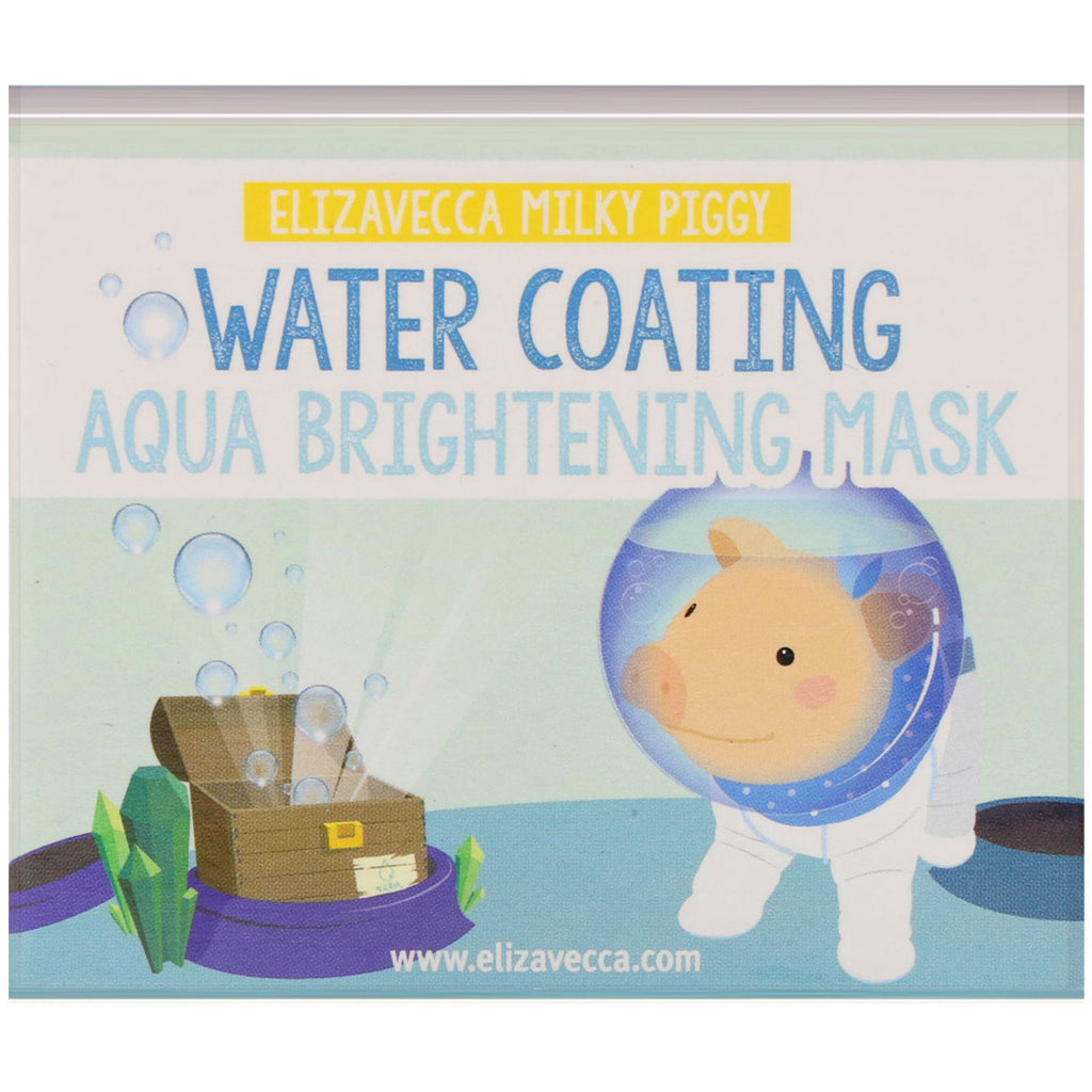 Elizavecca, Milky Piggy, Water Coating Aqua Brightening Mask, 3.53 oz (100 g)