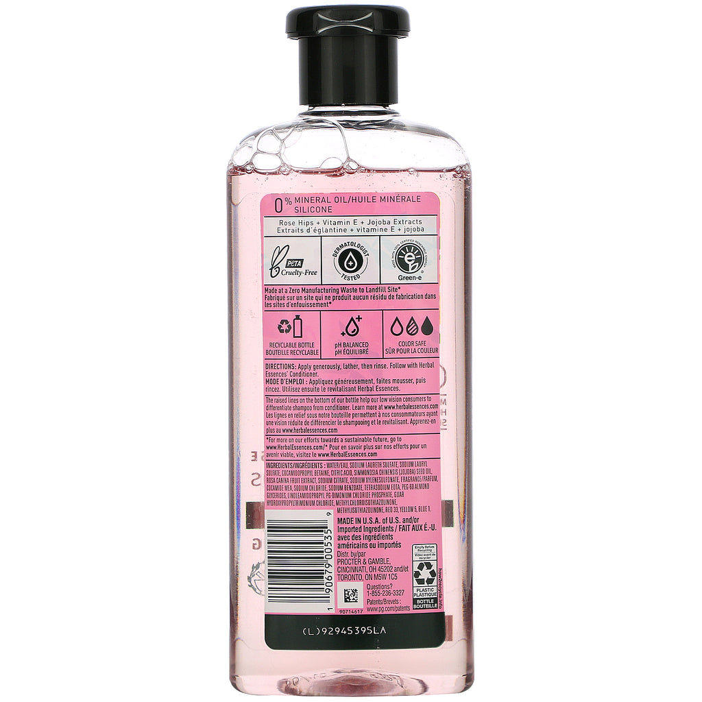 Urteessenser, glat, shampoo, hyben, 13,5 fl oz (400 ml)