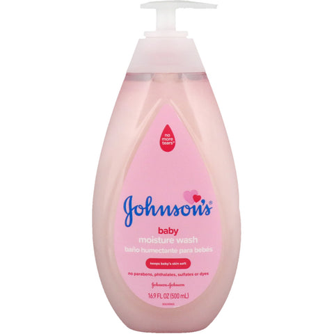 Johnson & Johnson, Baby Moisture Wash, 16.9 fl oz (500 ml)